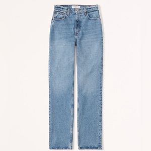Abercrombie and Fitch Ultra High Rise 90s Straight Jean